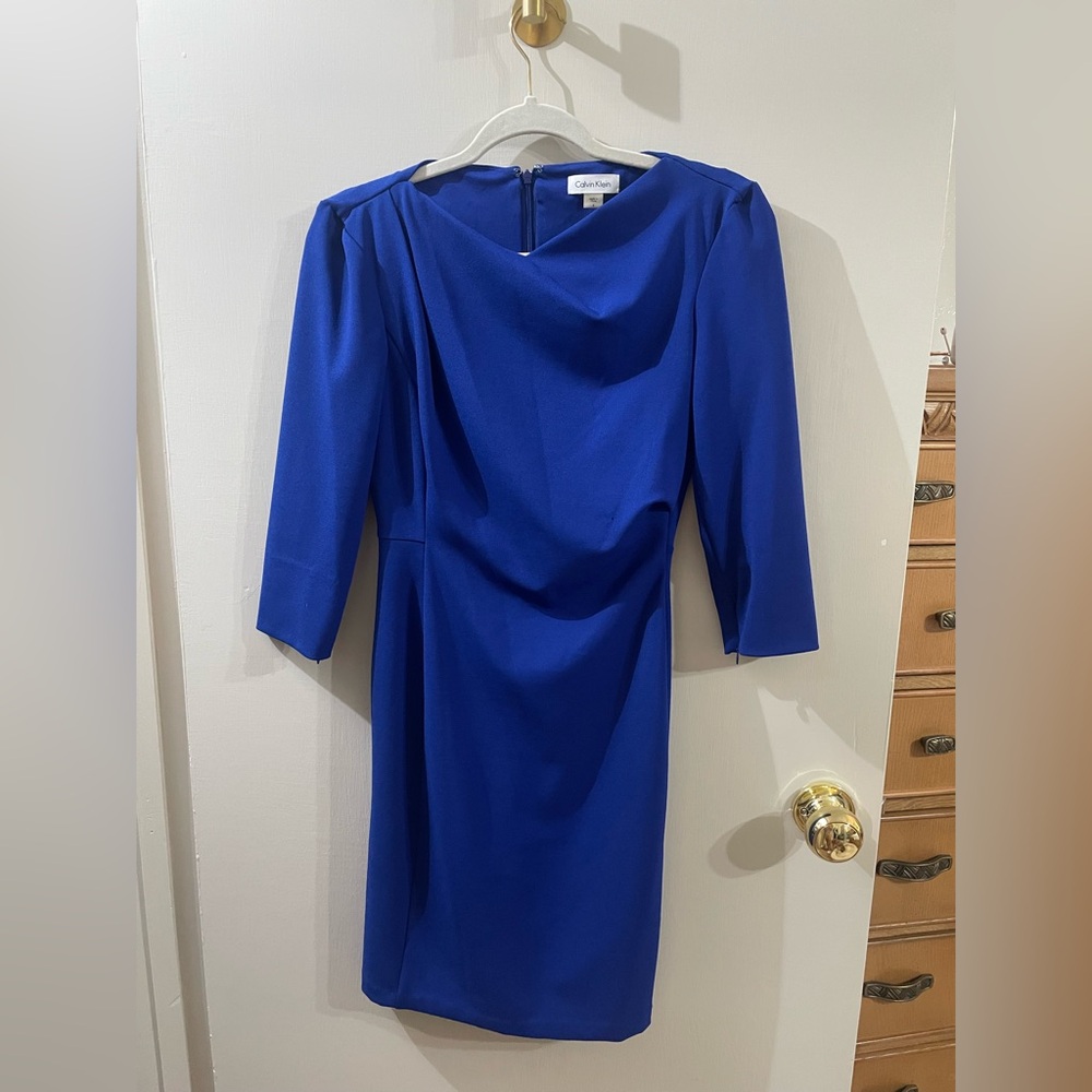 Calvin Klein Women's Blue Dress
